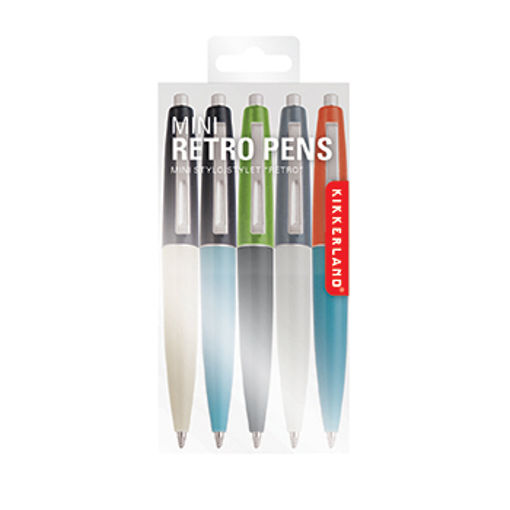 Picture of MINI RETRO PENS X5